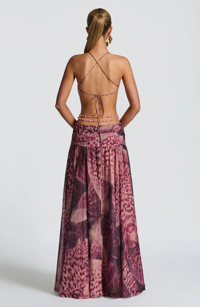 ROBE MAXI INDIANNA - VIOLET