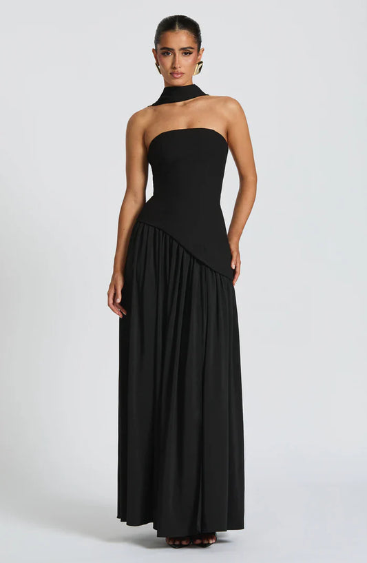 ROBE MAXI MALIYAH - NOIRE