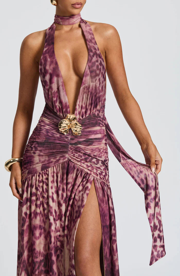 ROBE MAXI MELANIA - VIOLET