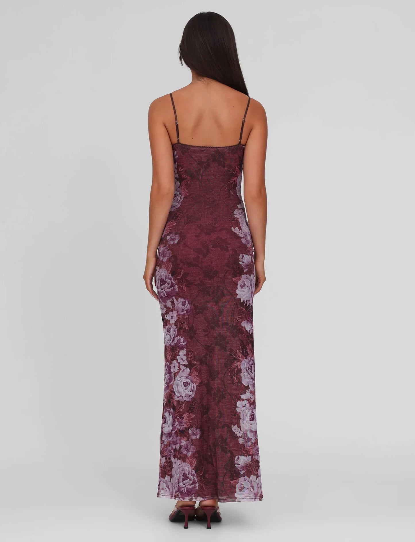 ROBE MAXI JULIANNA - MARRON