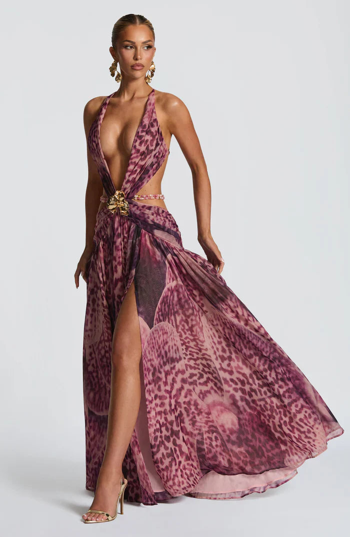 ROBE MAXI INDIANNA - VIOLET