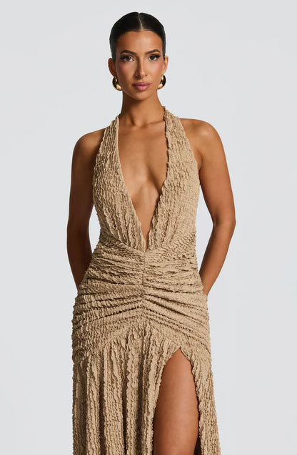 ROBE MAXI MINERVA - BEIGE