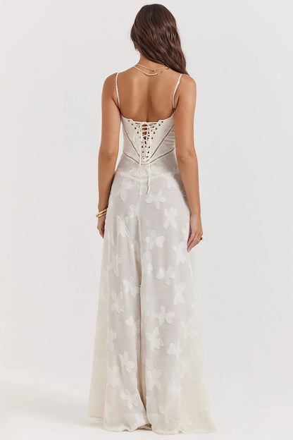 ROBE MAXI MYA - BLANCHE