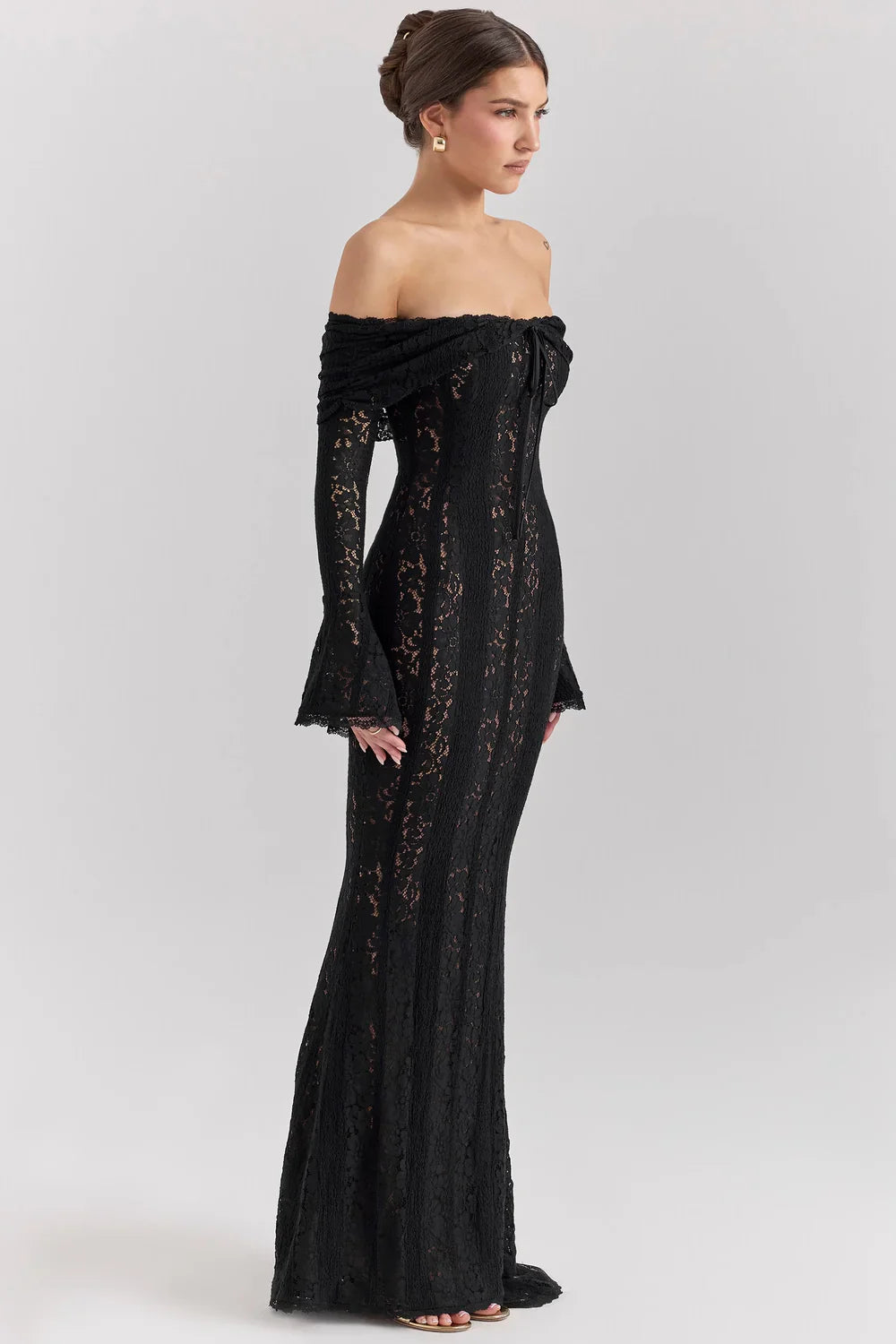 ROBE MAXI JULIETTE - NOIRE
