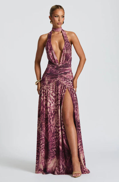 ROBE MAXI MELANIA - VIOLET