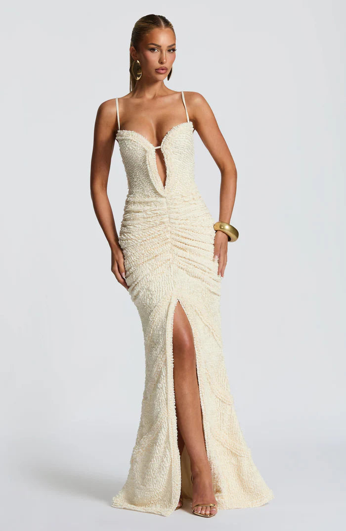 ROBE MAXI LYSANDRA - BLANCHE