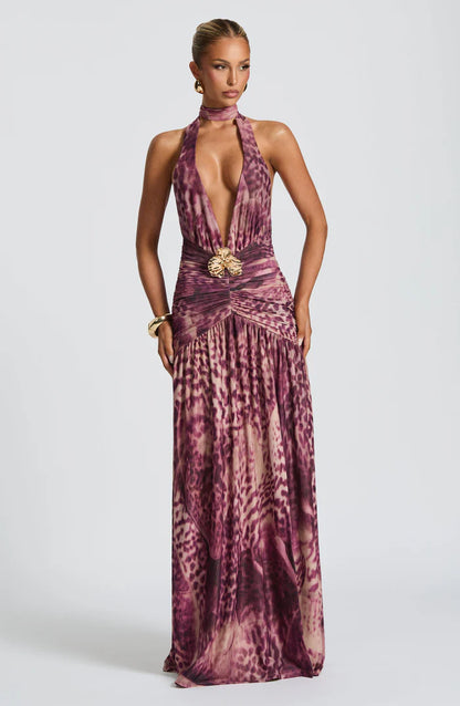 ROBE MAXI MELANIA - VIOLET