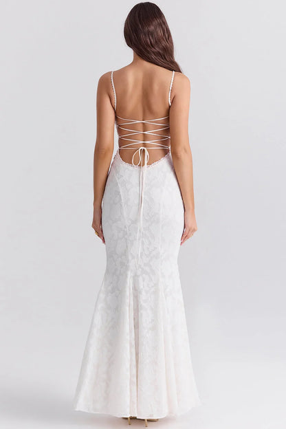 ROBE MAXI JUNIPER - BLANCHE