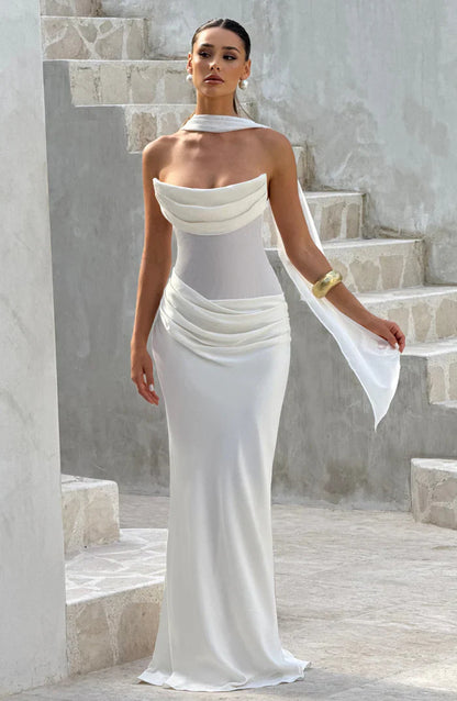 ROBE MAXI LIORA - BLANCHE
