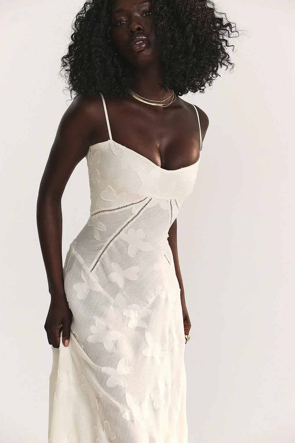 ROBE MAXI MYA - BLANCHE
