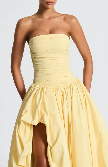 ROBE MAXI JILIAN - JAUNE