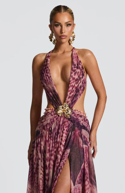 ROBE MAXI INDIANNA - VIOLET
