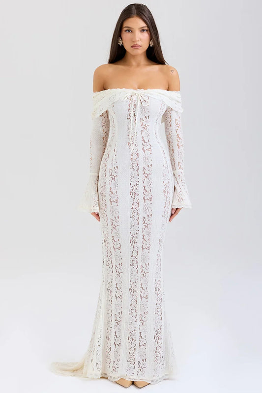 ROBE MAXI JULIETTE - BLANCHE