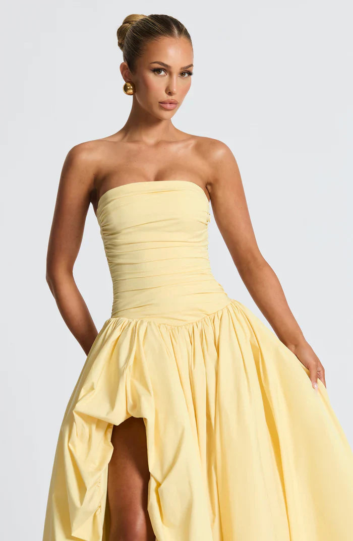 ROBE MAXI JILIAN - JAUNE