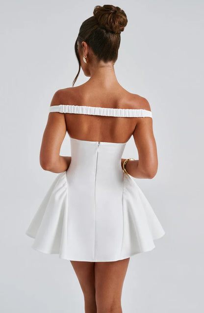 ROBE MINI MARLA - BLANCHE
