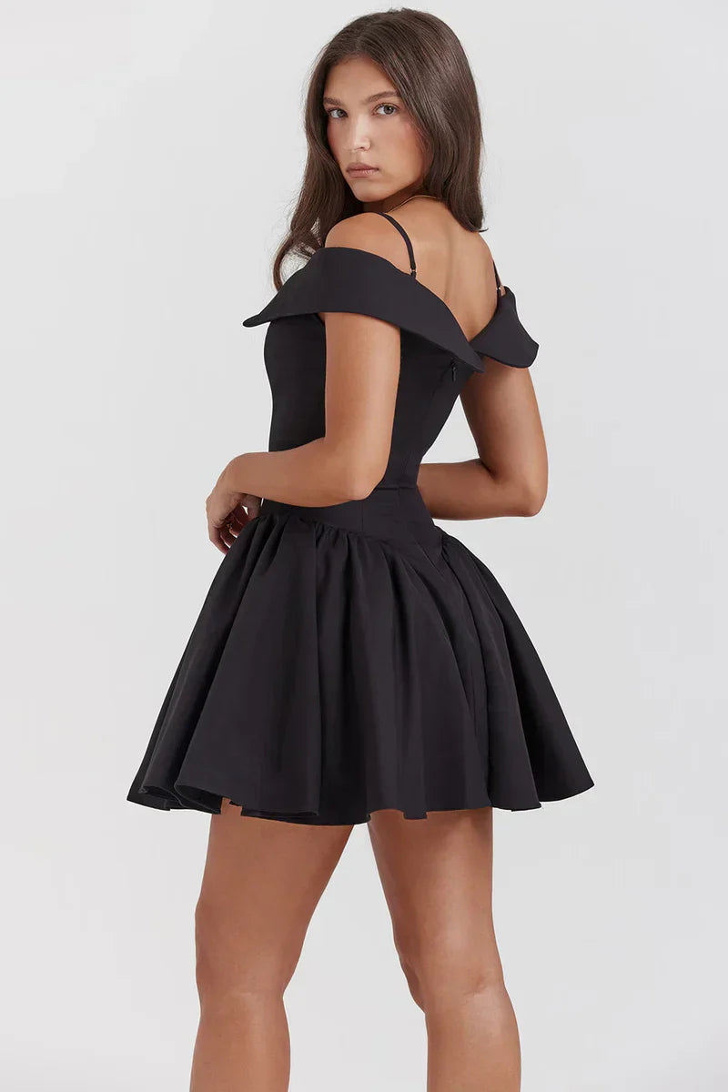 ROBE MINI ISLA - NOIRE