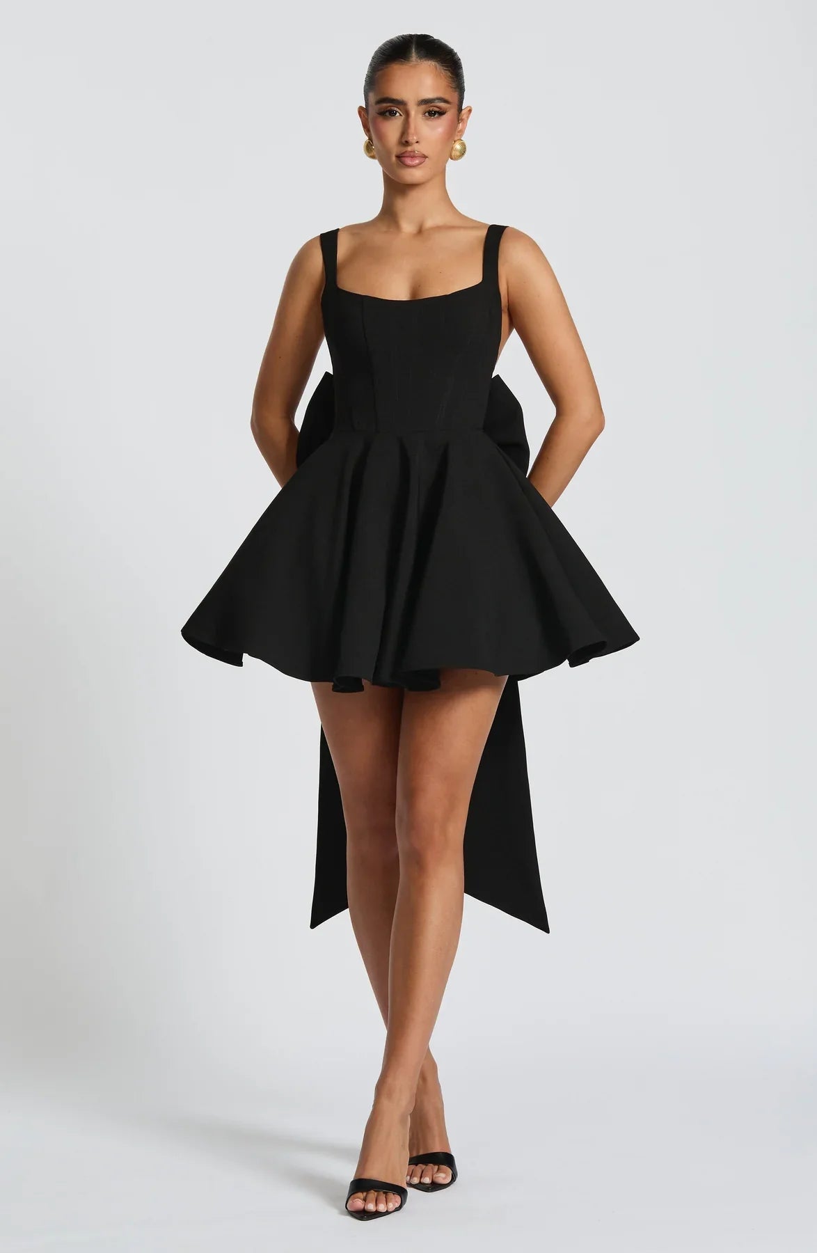 RUE MINI DRESS - BLACK