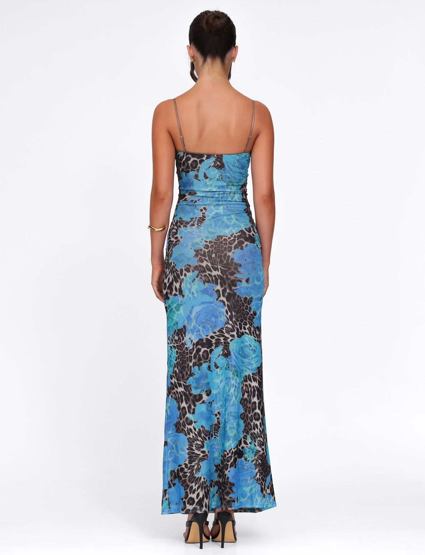 ROBE MAXI JULIANNA - BLEU