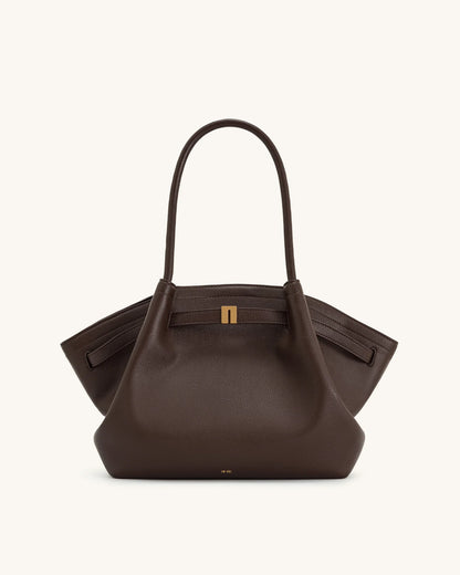 SAC CABAS MOYEN HANA - MARRON FONCÉ