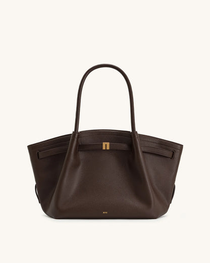 SAC CABAS MOYEN HANA - MARRON FONCÉ
