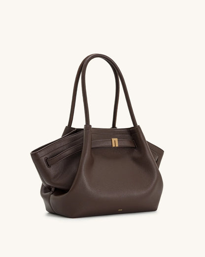 SAC CABAS MOYEN HANA - MARRON FONCÉ