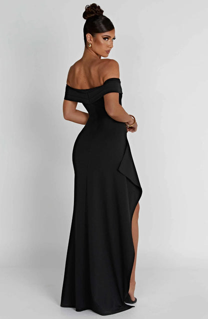 ROBE MAXI JOYCE - NOIRE