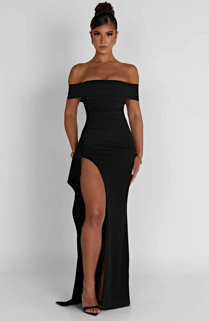 ROBE MAXI JOYCE - NOIRE