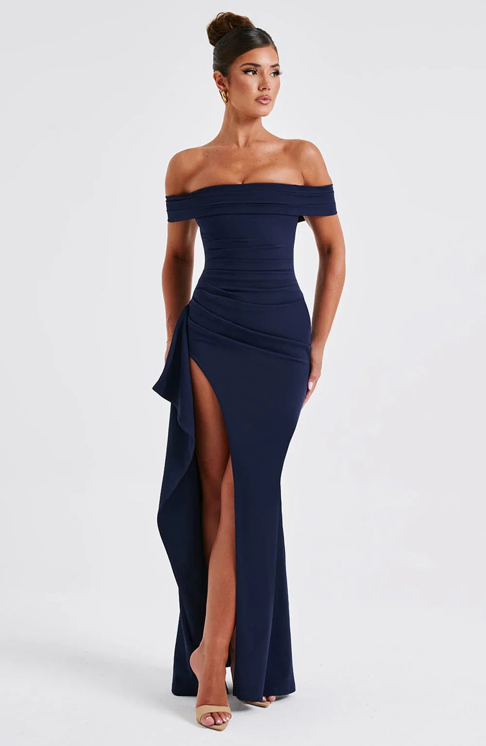 ROBE MAXI JOYCE - BLEU MARINE