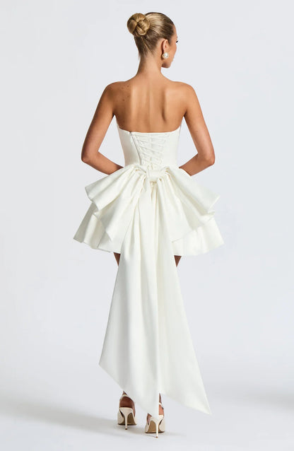 TRINITY MINI DRESS - WHITE