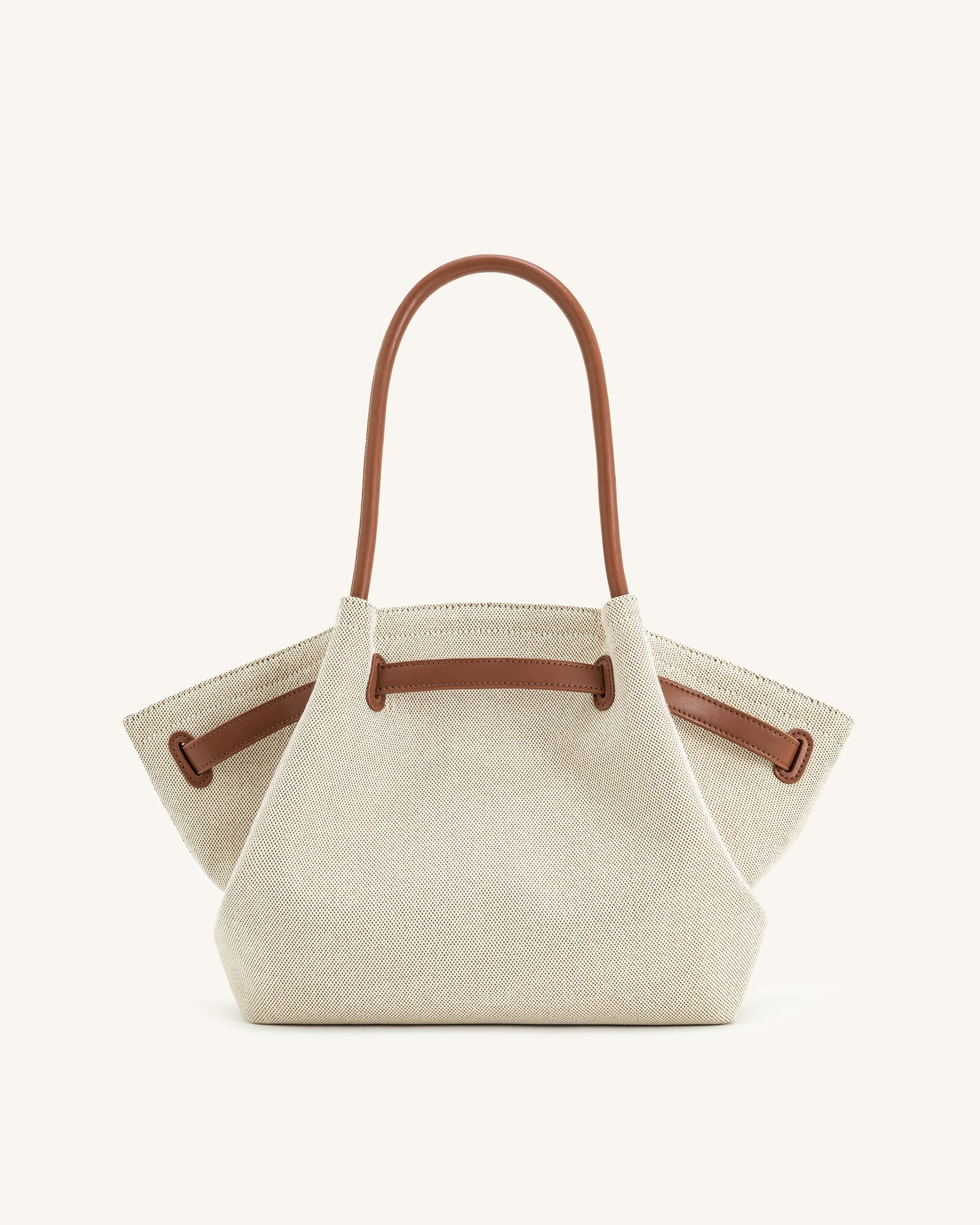 SAC CABAS MOYEN HANA - TOILE/MARRON