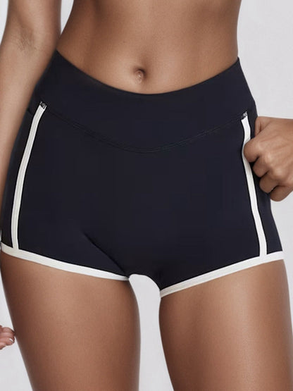 ZASUWA Female Contrast Color Stripes Sports Bras