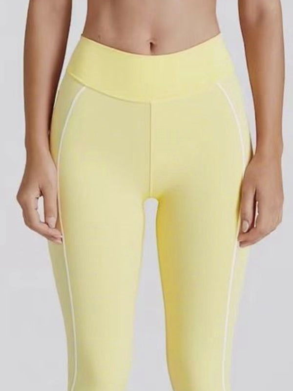 ZASUWA Female Contrast Color Stripes Sports Bras